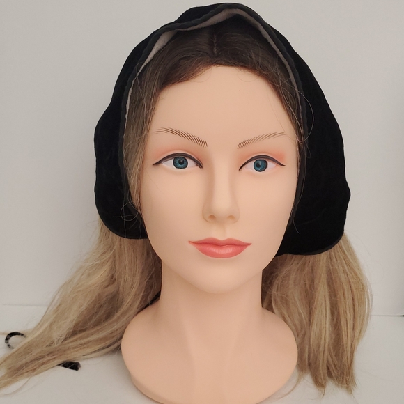 Vintage Ralph Originals Outfit Blouse Skirt With Black Bonnet Retro Traditional - Picture 10 of 14